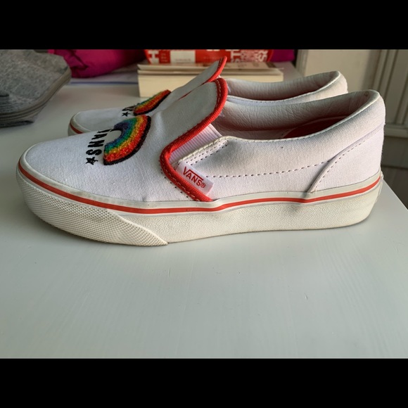 Super cute Limited Edition girls Vans. Very good condition. Lots of compliments. - Picture 2 of 9